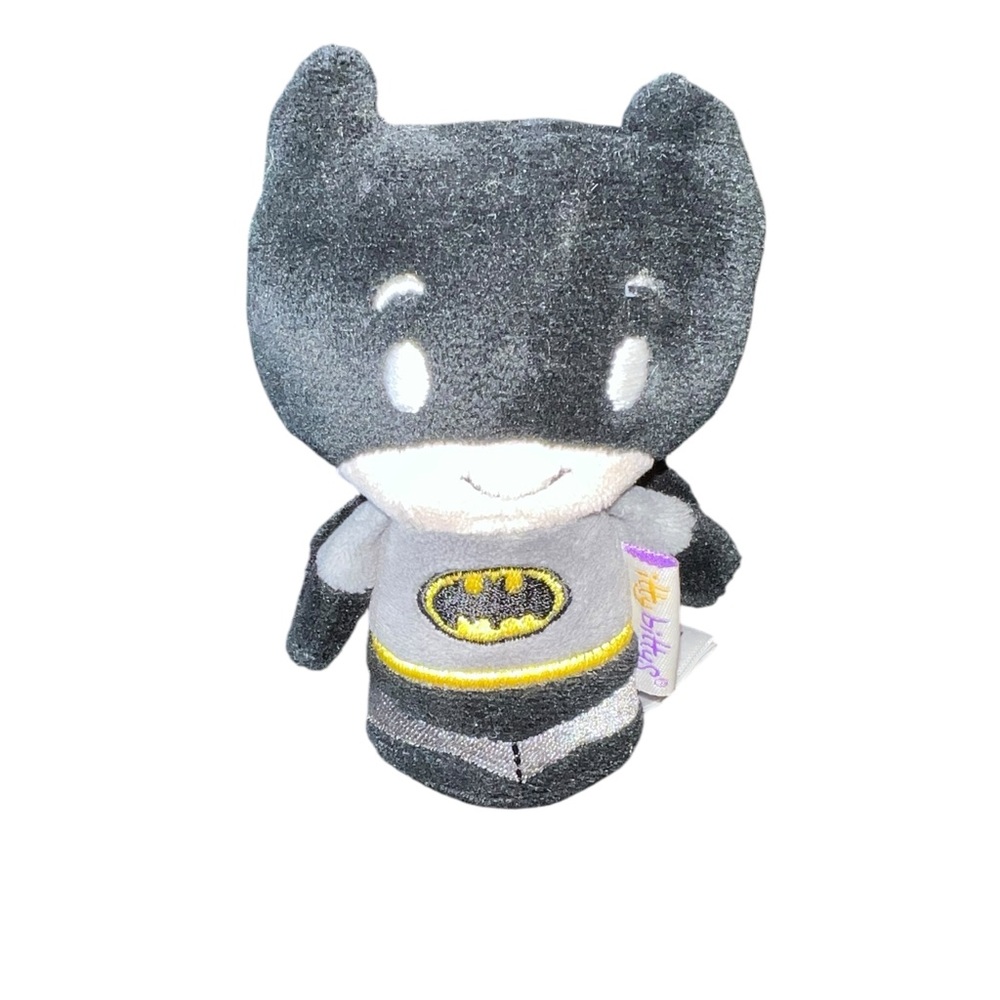 Hallmark Itty Bittys Batman mini Plush Toy - Black,‎ Gray, and Yellow